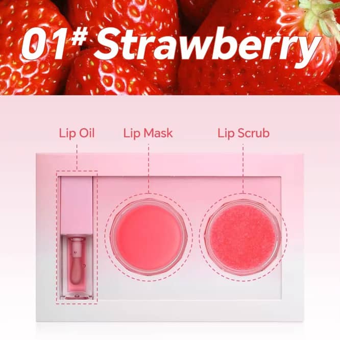 3 in 1 lip care set